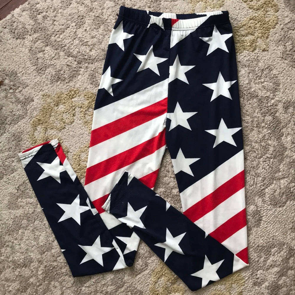 American flag leggings